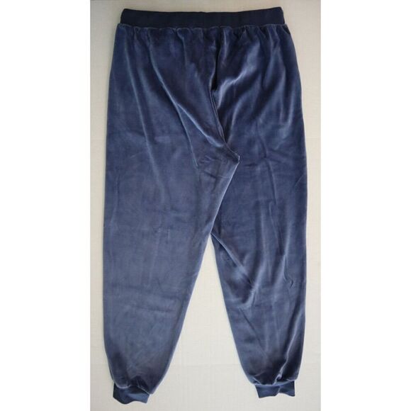 Skin Worlwide Women Sz 2/M Azure Blue Audriana Mid-Rise Velour Jogger Pants - Picture 2 of 14